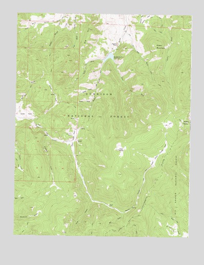 West Baldy, CO USGS Topographic Map