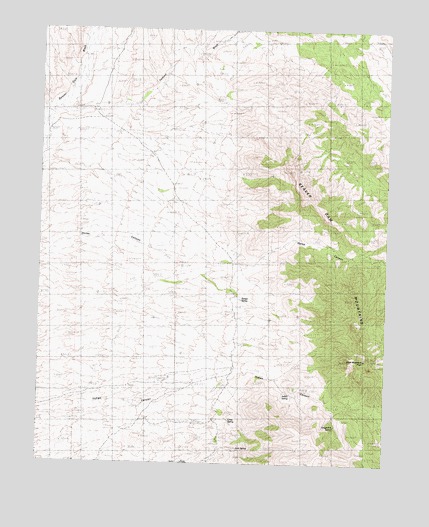 West Mountain Peak, UT USGS Topographic Map