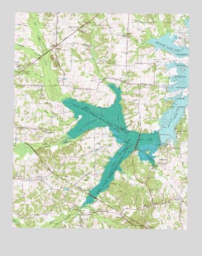 West Sandy Dike, TN USGS Topographic Map