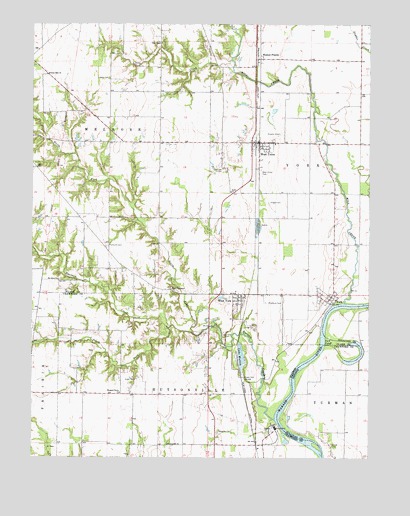West Union, IL USGS Topographic Map