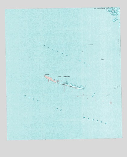 Western Isles Dernieres, LA USGS Topographic Map