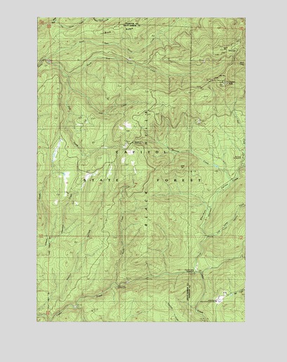 Capitol Peak, WA USGS Topographic Map