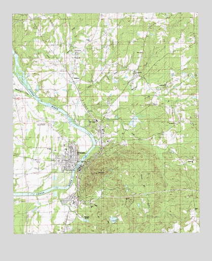 Wetumpka, AL USGS Topographic Map
