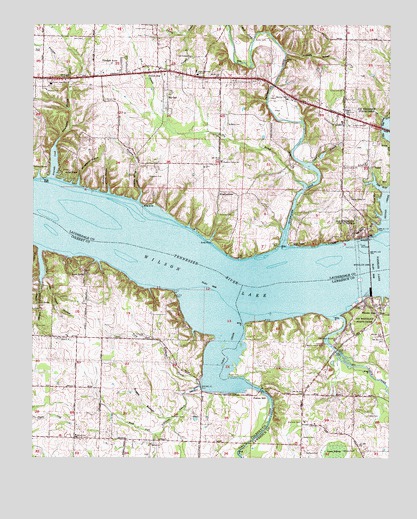 Wheeler Dam, AL USGS Topographic Map