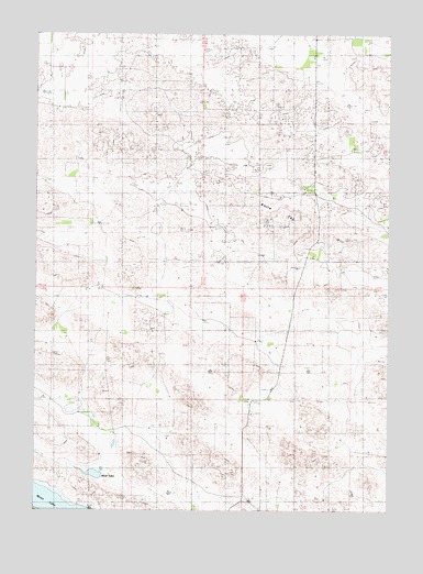 White Cap Hill, NE USGS Topographic Map