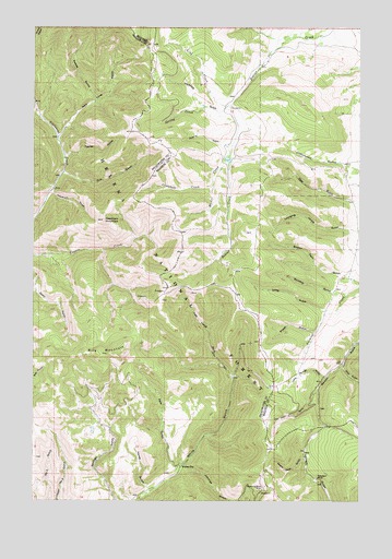 Whites City, MT USGS Topographic Map