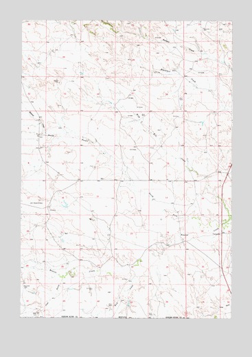 Wild Bill Creek, MT USGS Topographic Map