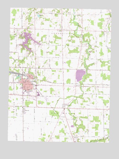 Willard, OH USGS Topographic Map