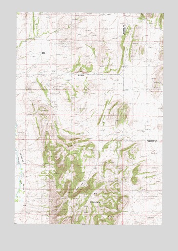 Willow Springs, MT USGS Topographic Map