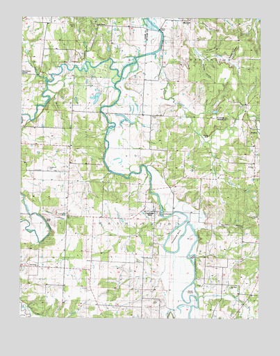 Caplinger Mills, MO USGS Topographic Map