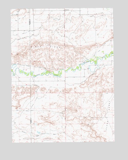 Windy Ridge, UT USGS Topographic Map