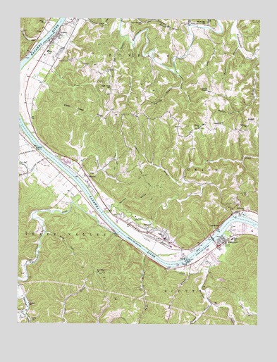 Winfield, WV USGS Topographic Map