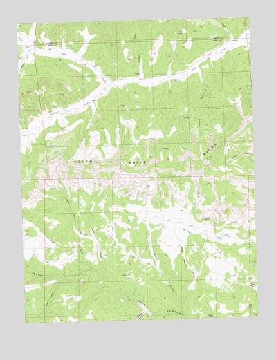 Winter Flats, CO USGS Topographic Map