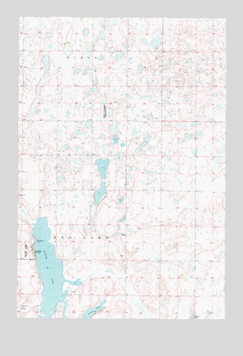 Wishek NE, ND USGS Topographic Map