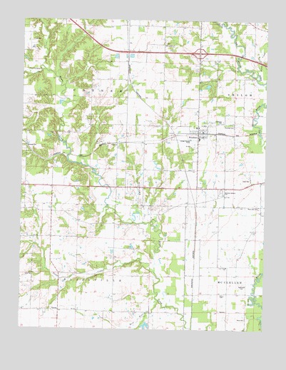 Woodlawn, IL USGS Topographic Map
