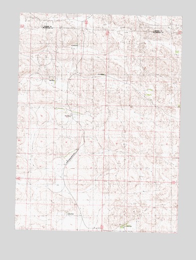 Wright Valley NE, NE USGS Topographic Map