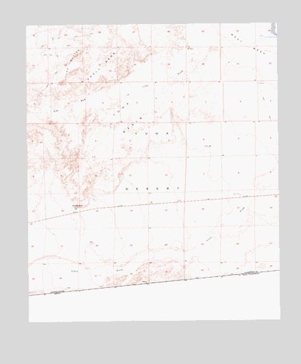 Yuha Basin, CA USGS Topographic Map