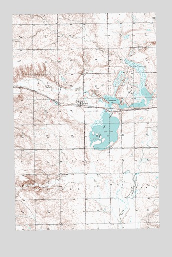 Zahl, ND USGS Topographic Map