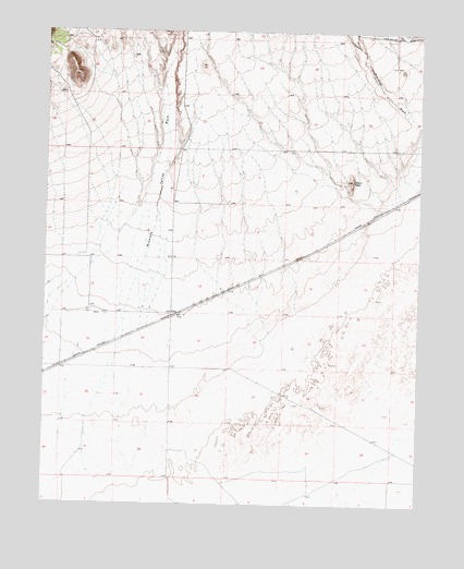 Zane, UT USGS Topographic Map
