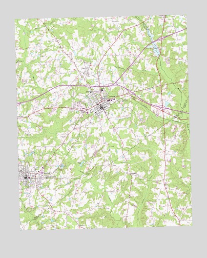 Zebulon, NC USGS Topographic Map