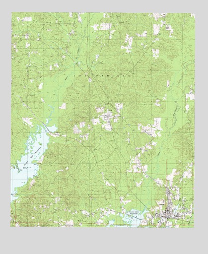 Zwolle, LA USGS Topographic Map