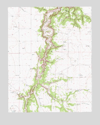 Capps Springs, CO USGS Topographic Map