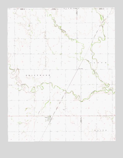 Capron, OK USGS Topographic Map