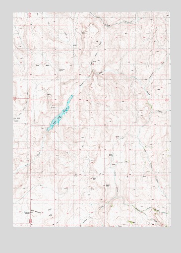 Captain Butte, ID USGS Topographic Map