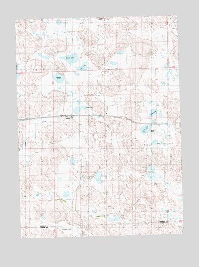 Antioch, NE USGS Topographic Map