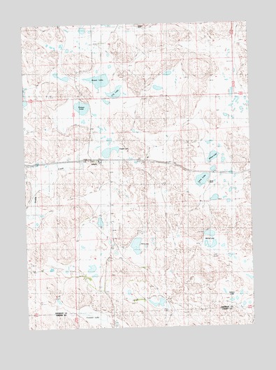 Antioch, NE USGS Topographic Map