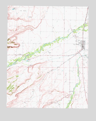 Antonito, CO USGS Topographic Map