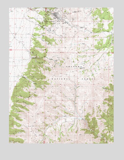 Austin, NV USGS Topographic Map