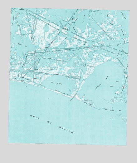Bastian Bay, LA USGS Topographic Map