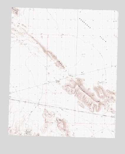 Bear Hills, AZ USGS Topographic Map