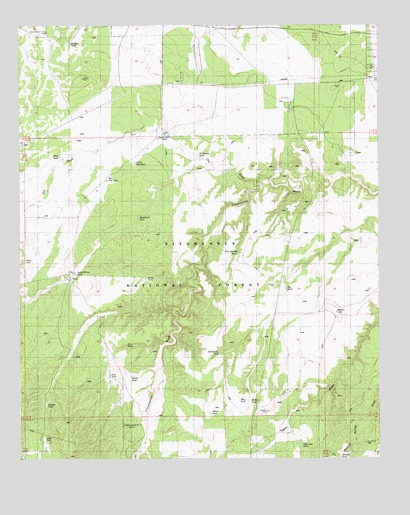 Big Pug Tank, AZ USGS Topographic Map