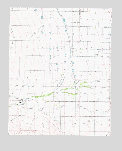 Capulin, CO USGS Topographic Map