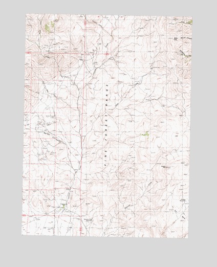 Bishop Peak, NV USGS Topographic Map