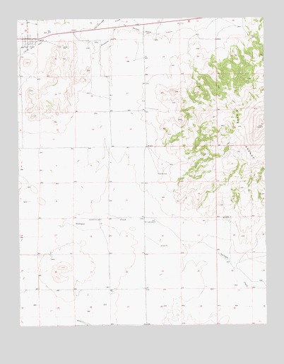 Capulin, NM USGS Topographic Map