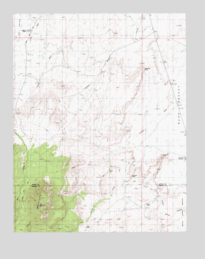 Bull Mountain, UT USGS Topographic Map