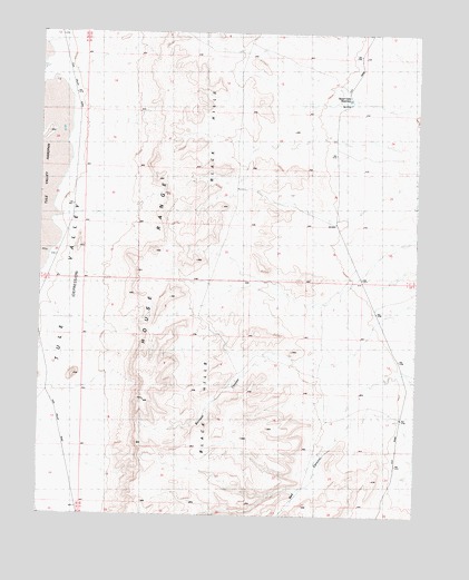 Burnout Canyon, UT USGS Topographic Map
