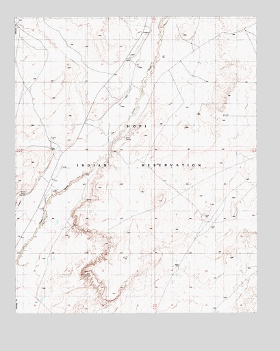 Burro Spring, AZ USGS Topographic Map