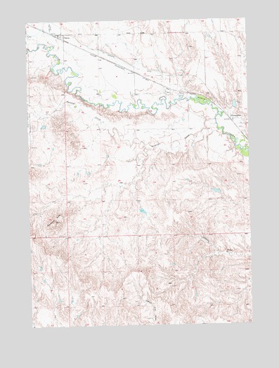 Caputa, SD USGS Topographic Map