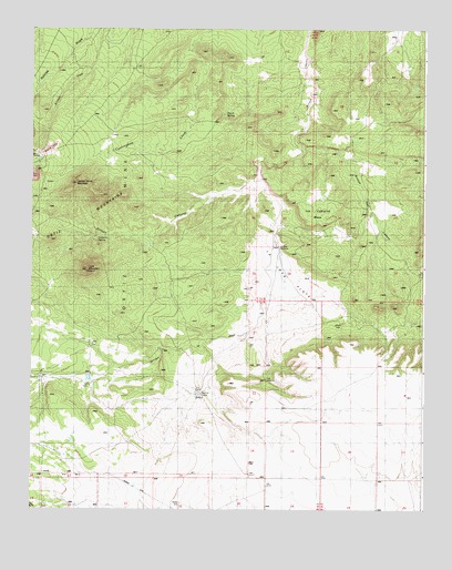Captain Davis Mountain, NM USGS Topographic Map