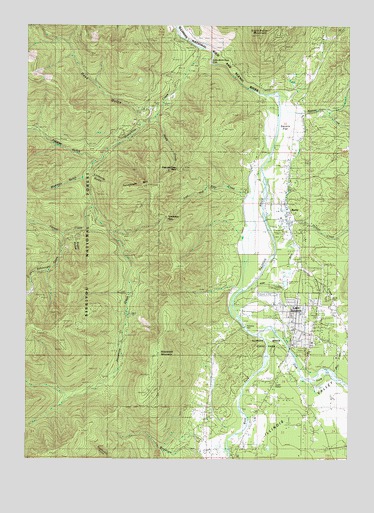 Cave Junction, OR USGS Topographic Map
