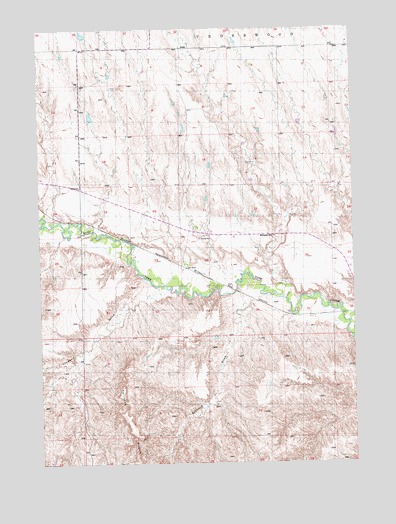 Caputa NE, SD USGS Topographic Map