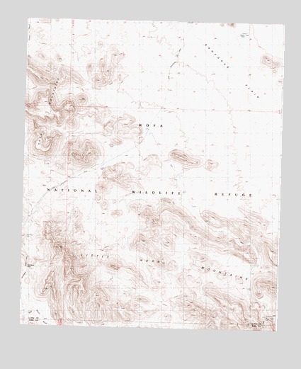 Cholla Tank, AZ USGS Topographic Map