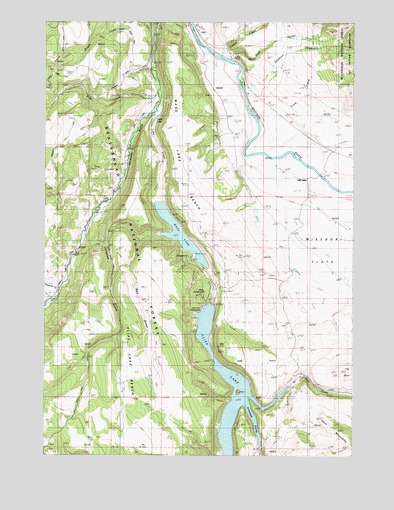 Cliff Lake, MT USGS Topographic Map