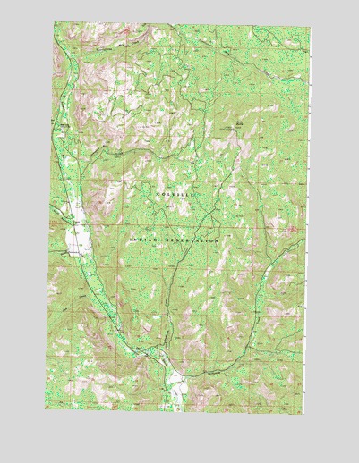 Cody Butte, WA USGS Topographic Map