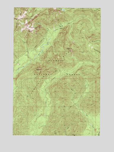 Colonel Bob, WA USGS Topographic Map