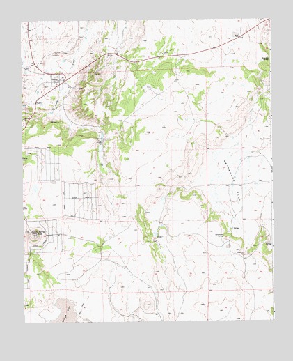 Concho, AZ USGS Topographic Map